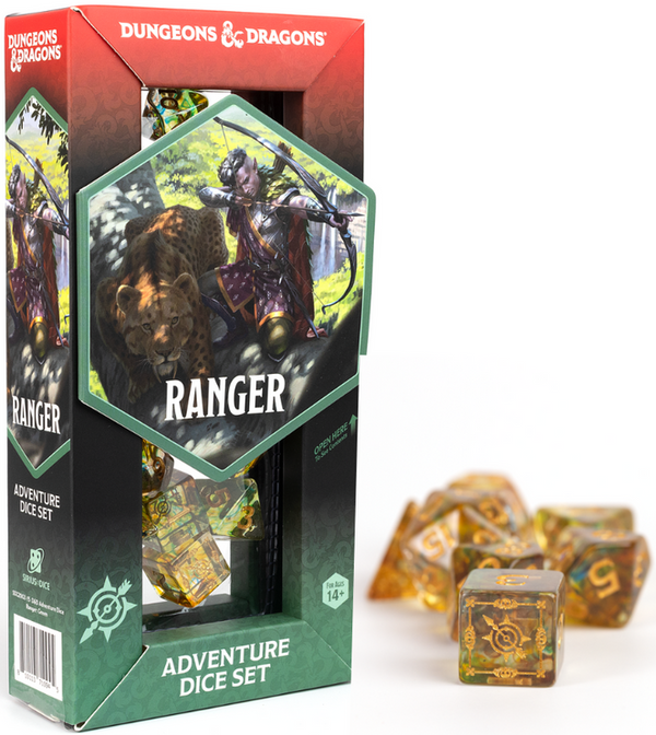 DND Adventure Dice  RANGER: GREEN /  MULTI