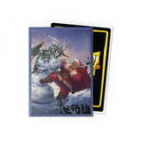 DRAGON SHIELD SLEEVES BRUSHED ART CHRISTMAS 2025 100CT