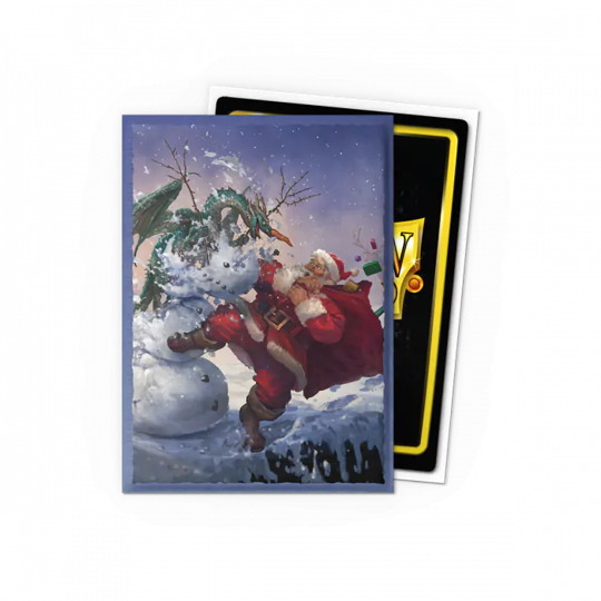 DRAGON SHIELD SLEEVES BRUSHED ART CHRISTMAS 2025 100CT