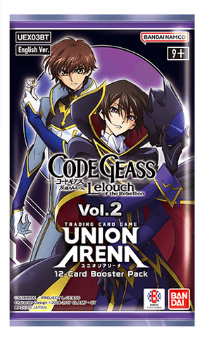 UNION ARENA CODE GEASS LELOUCH OF THE REBELLION V2 PACK