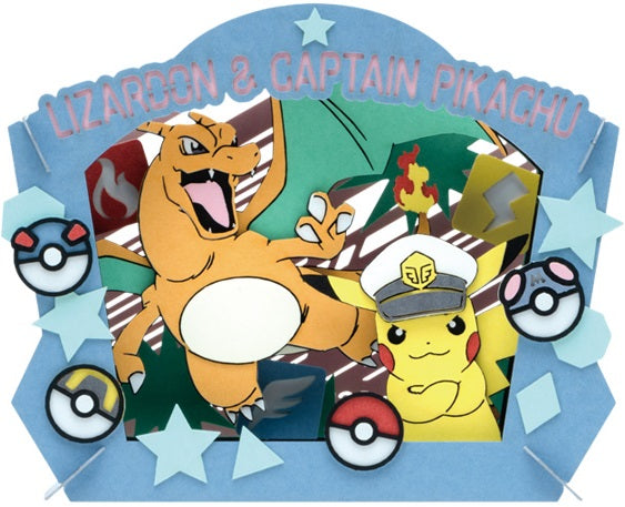 ENSKY PAPER THEATER POKEMON CAPTAIN PIKACHU & CHARIZARD