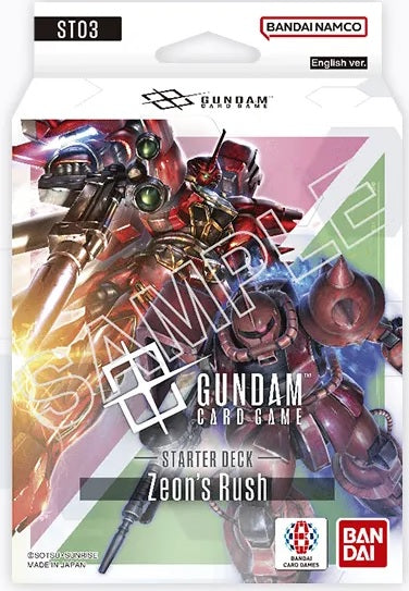 Gundam CG  ST-03 ZEON'S RUSH STARTER DECK