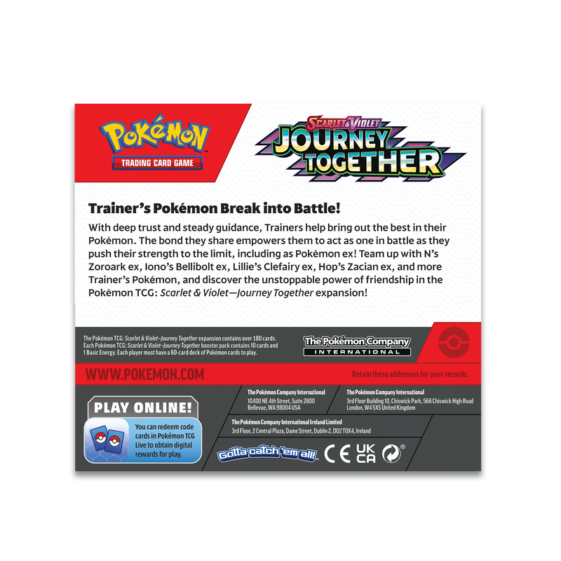 POKEMON SV9 JOURNEY TOGETHER BOOSTER BOX
