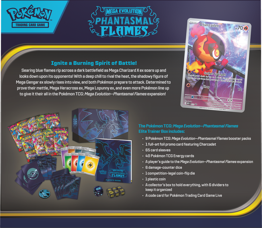 Pokemon ME02 Phantasmal Flames ETB