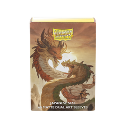 DRAGON SHIELD SLEEVES DUAL JAPANESE MATTE WOOD SNAKE 2025 60CT