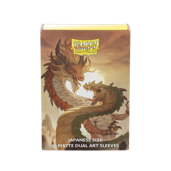 DRAGON SHIELD SLEEVES DUAL JAPANESE MATTE WOOD SNAKE 2025 60CT