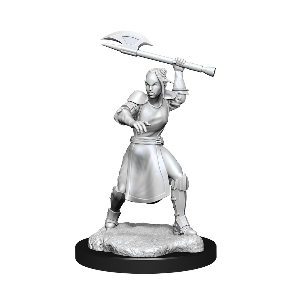 CR UNPAINTED MINIS WV1  HALF-ELF ECHO KNIGHT/FEMALE