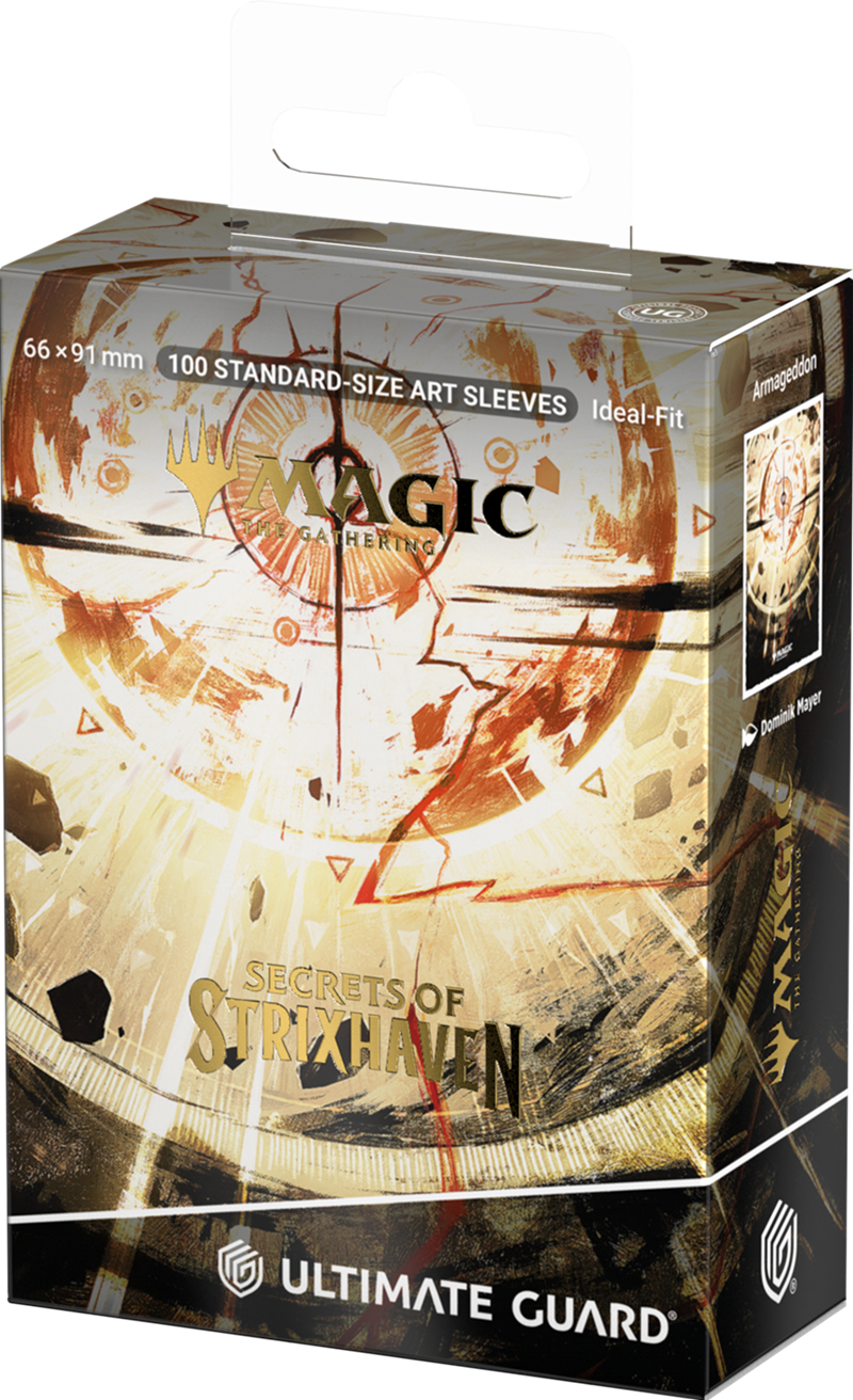 UG ART SLEEVES MTG SECRETS OF STRIXHAVEN - WHITE MYTHIC (ALT ART)