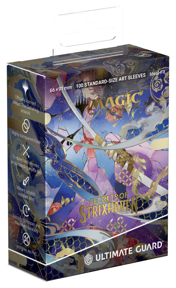 UG ART SLEEVES MTG SECRETS OF STRIXHAVEN - BLUE MYTHIC 1 (ALT ART)