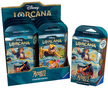 Disney Lorcana: Azurite Sea: Starter Deck  Display