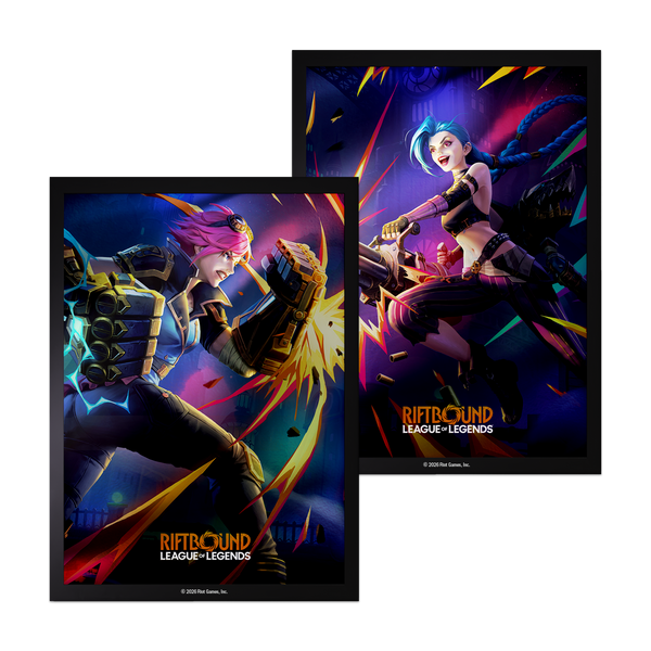 RIFTBOUND LEAGUE OF LEGENDS TCG VENDETTA ART SLEEVES #1 100CT