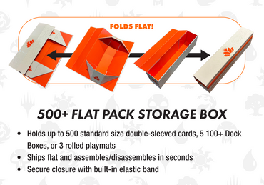 UP STORAGE BOX MTG MANA 8 500+ FLAT PACK