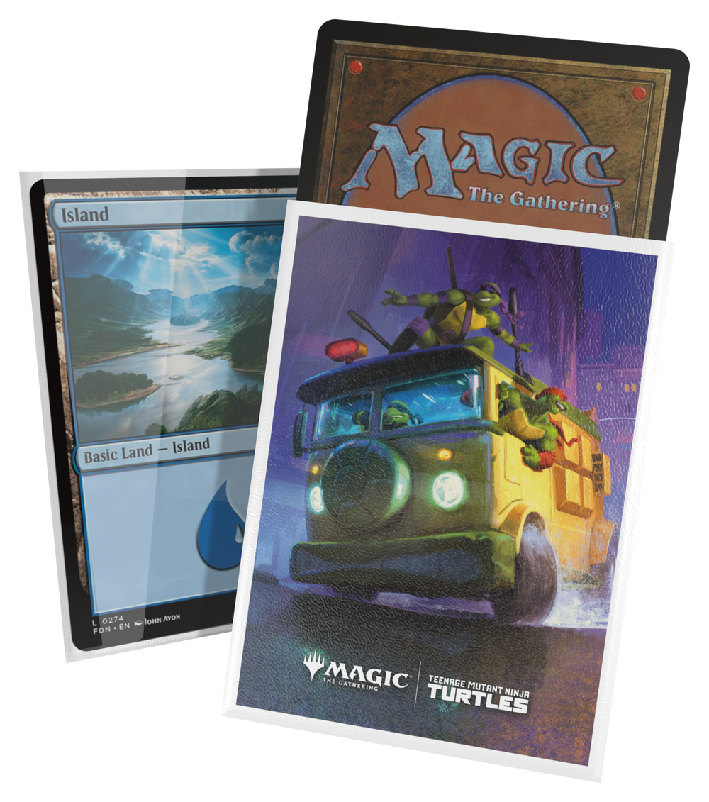 UG ART SLEEVES MTG TMNT TURTLE VAN