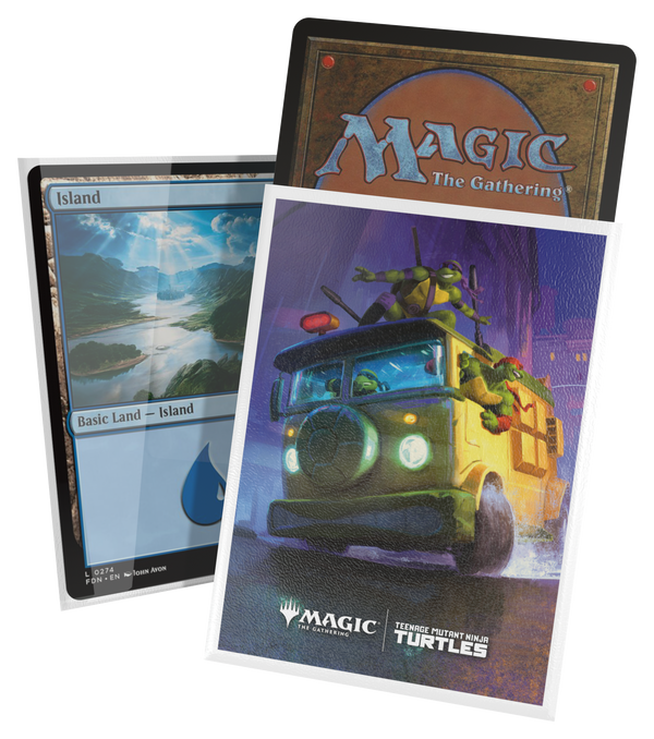 UG ART SLEEVES MTG TMNT TURTLE VAN