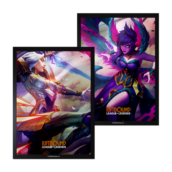 RIFTBOUND LEAGUE OF LEGENDS TCG VENDETTA ART SLEEVES #4 100CT