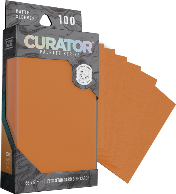CURATOR SLEEVES PALETTE SERIES: OCHRE 100CT