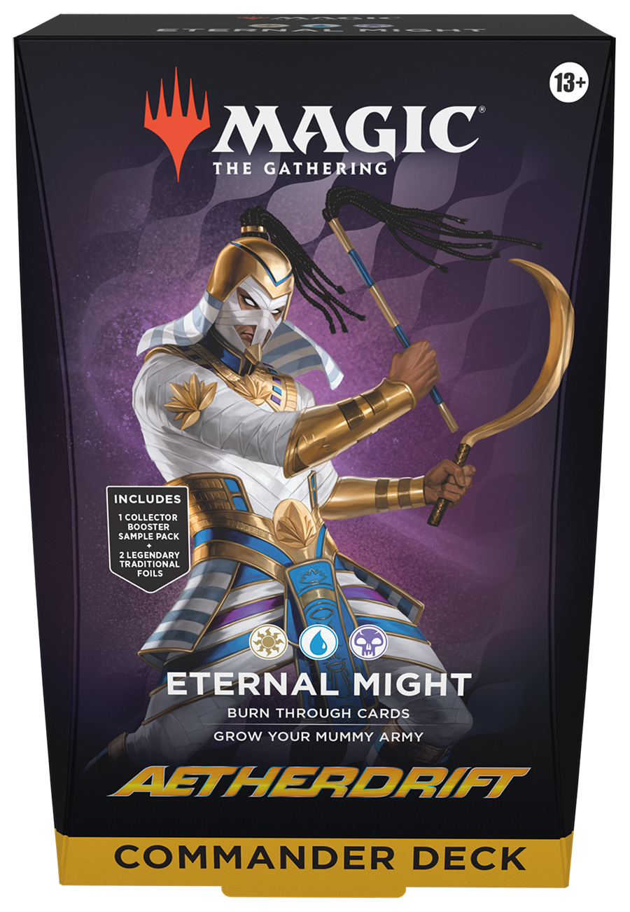 MTG Aetherdrift Commander Deck Eternal Might