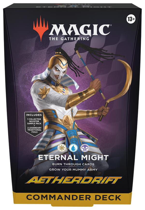 MTG Aetherdrift Commander Deck Eternal Might