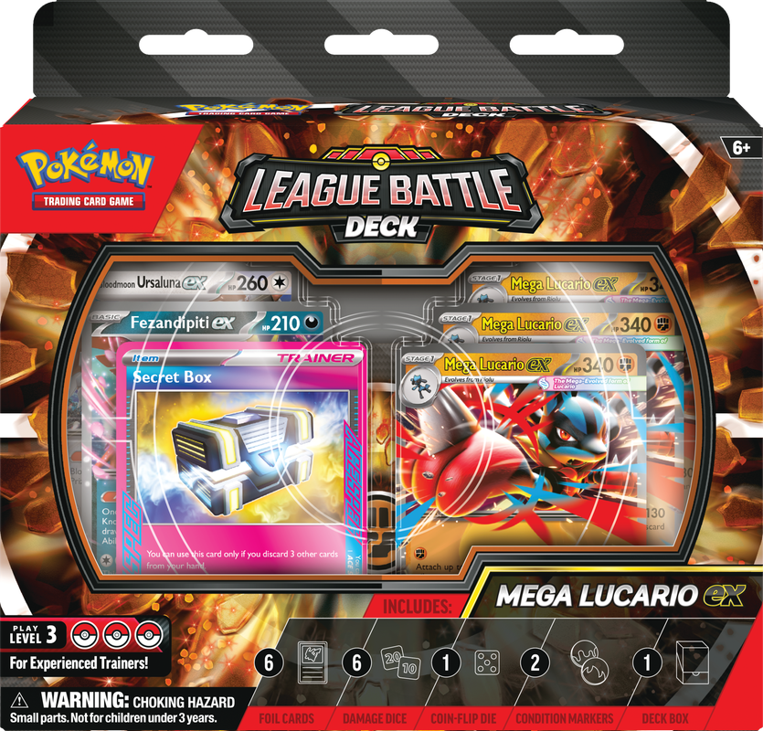 POKEMON LEAGUE BATTLE DECK MEGA LUCARIO EX [2026-05-22]