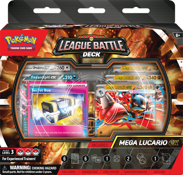 POKEMON LEAGUE BATTLE DECK MEGA LUCARIO EX [2026-05-22]