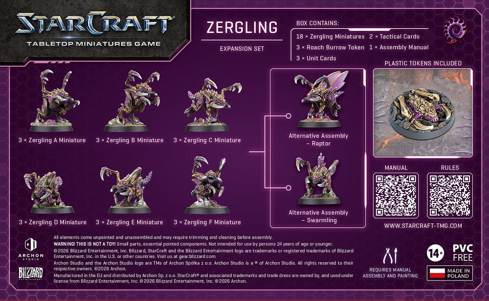STARCRAFT ZERG ZERGLING STARCRAFT ARRIVING IN WAVES [2026-05-30]