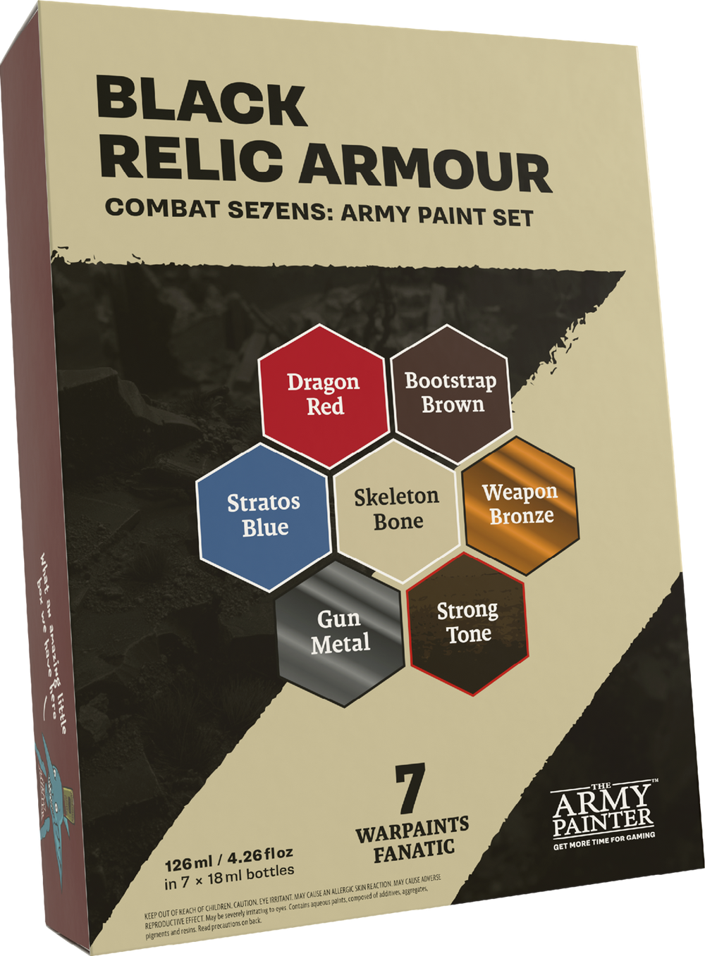 COMBAT SE7ENS: BLACK RELIC ARMOUR PAINT SET [2026-06-20]