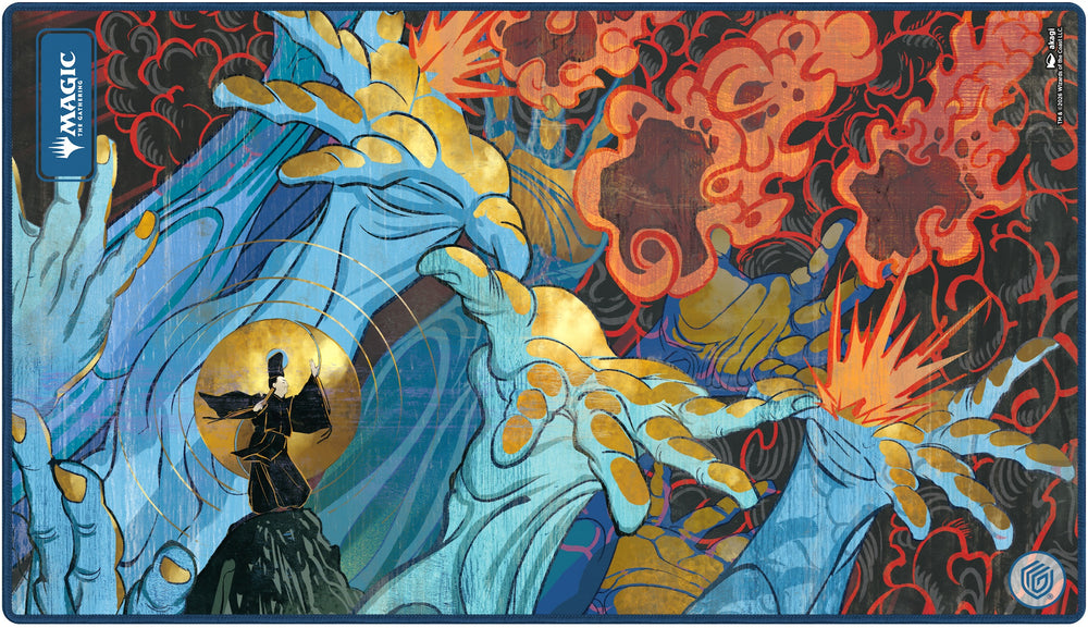 UG PLAYMAT MTG SECRETS OF STRIXHAVEN - BLUE MYTHIC 1 (ALTERNATE ART)