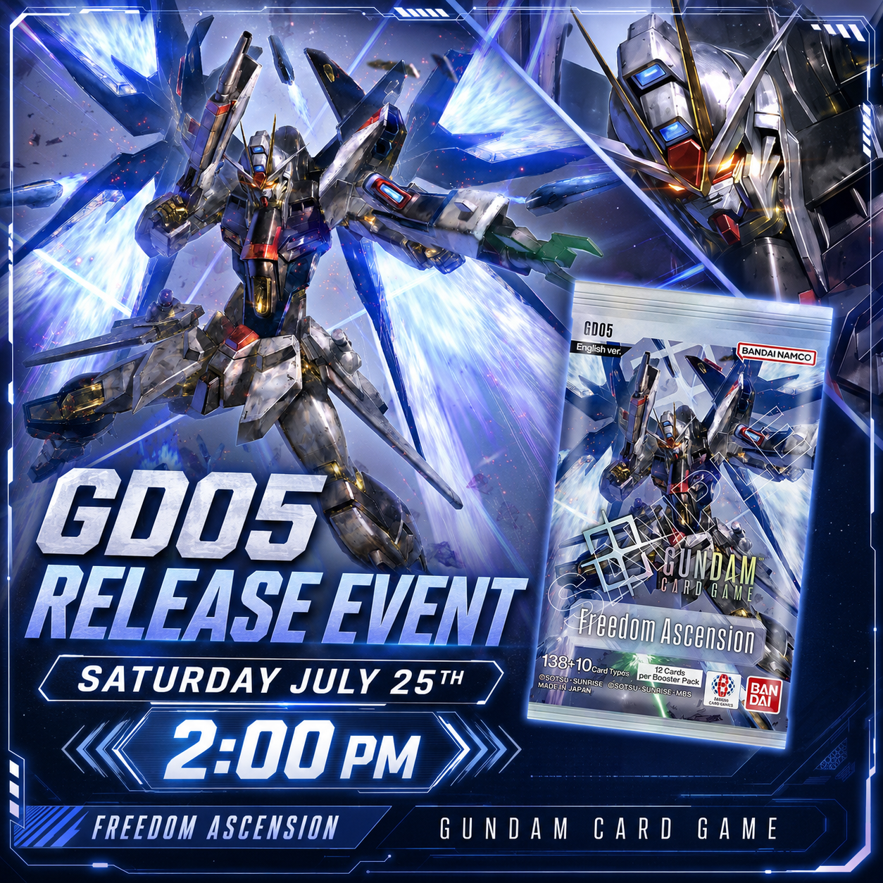 GUNDAM CARD GAME GD05 Release Event 2PM