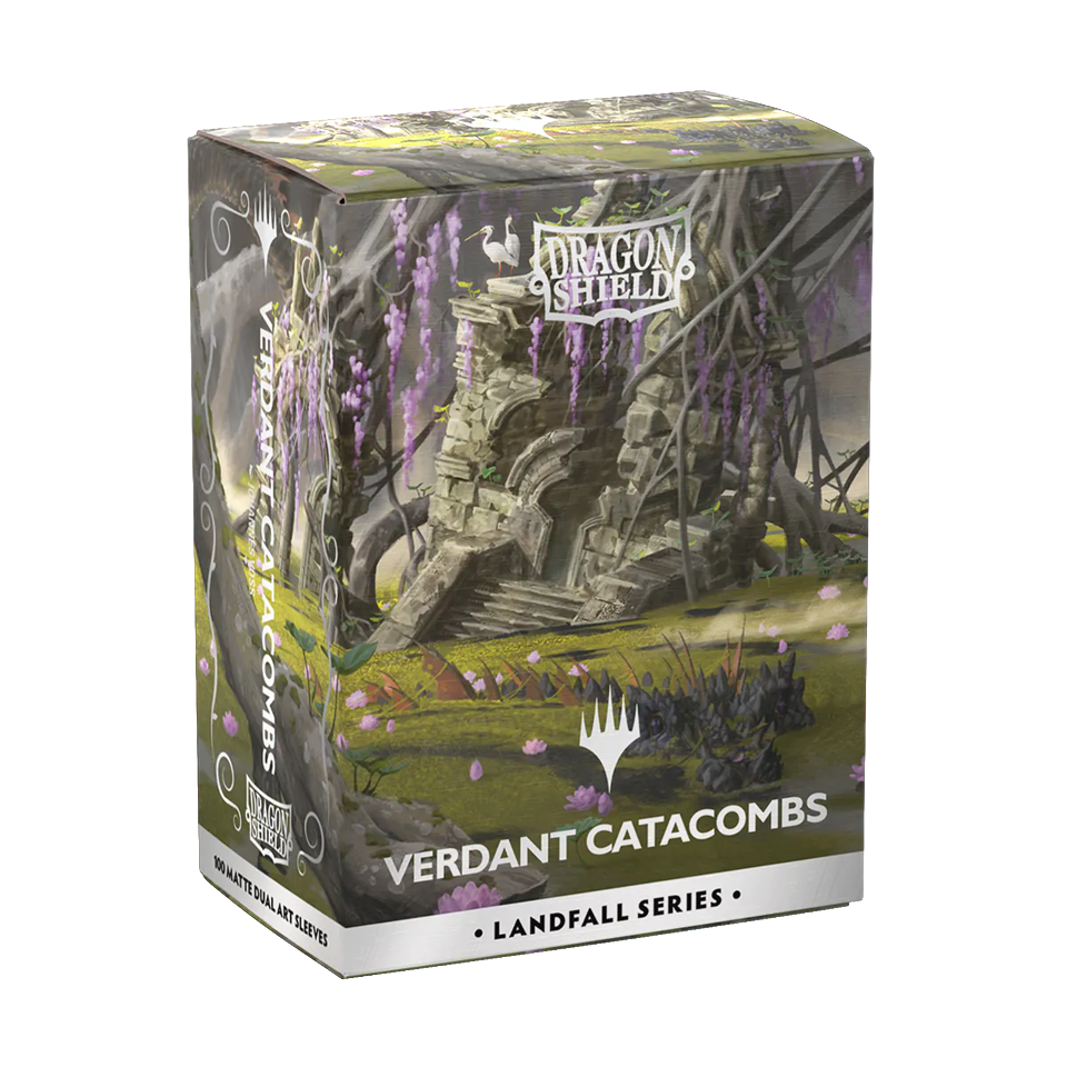 DRAGON SHIELD MAGIC THE GATHERING LANDFALL SERIES VERDANT CATACOMBS