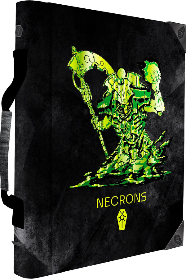 UP BOOK FOLIO WARHAMMER 40K TYRANID CODEX DEBOSSED & PRINTED NECRON CODEX ALIGNED