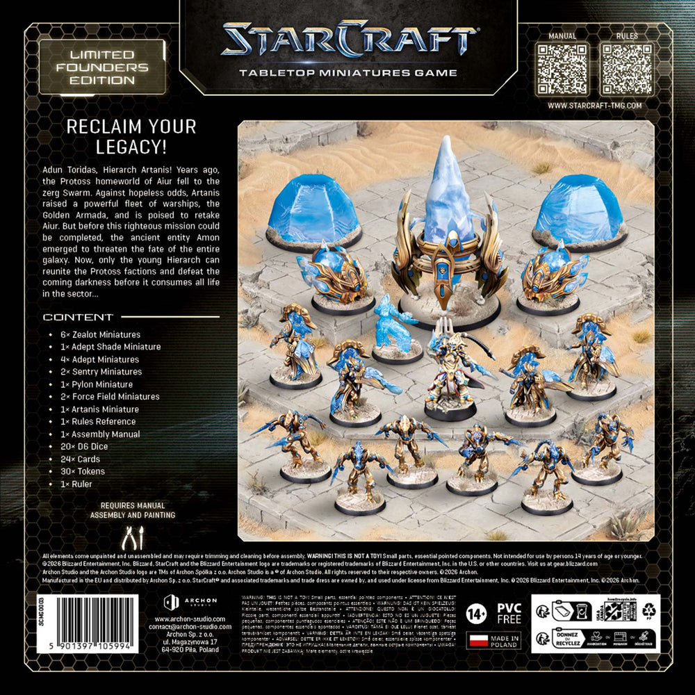 STARCRAFT PROTOSS STARTER SET FOUNDERS EDITION STARCRAFT [2026-05-30]