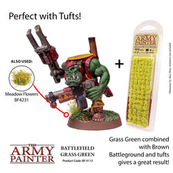 Army Battlefields Grass Green Flock