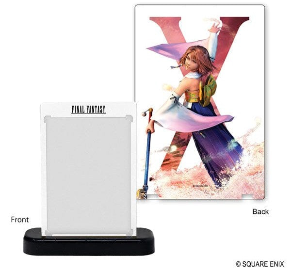 FINAL FANTASY 1TOUCH 35PT EDGE YUNA WHITE FRONT DESIGN