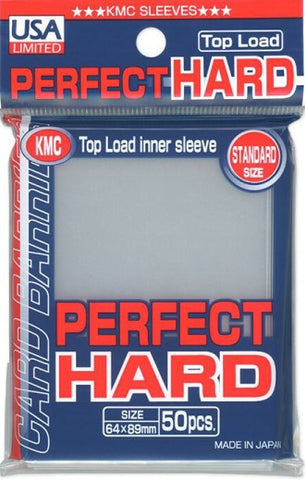 Kmc Perfect Fit Hard Clear Sleeves 50Ct