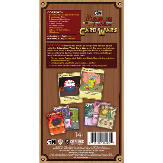 ADVENTURE TIME CARD WARS COLLECTOR'S PACK PEPPERMINT BUTLER VS MAGIC MAN
