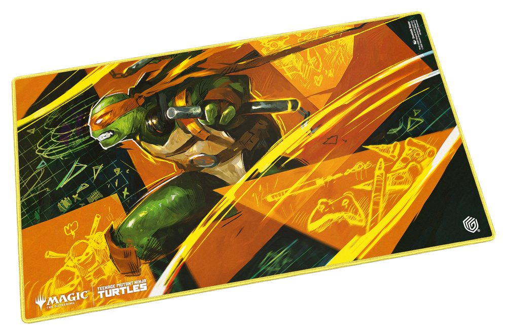 UG PLAYMAT MTG TEENAGE MUTANT NINJA TURTLES - MICHELANGELO'S TECHNIQUE