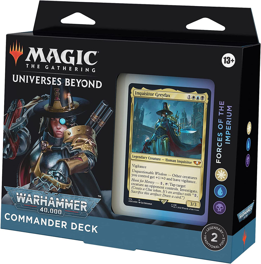 MTG Universes Beyond: Warhammer 40K Commander Forces of the Imperium