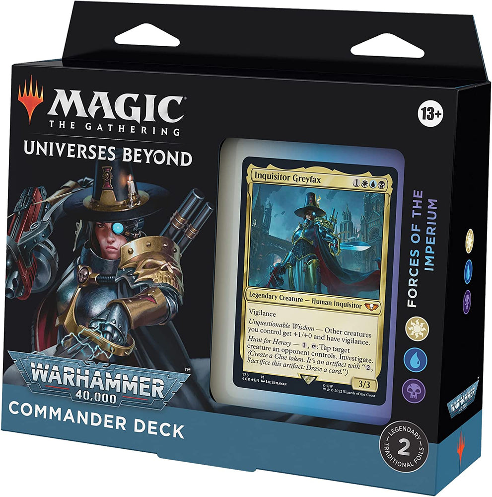 MTG Universes Beyond: Warhammer 40K Commander Forces of the Imperium