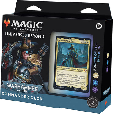MTG Universes Beyond: Warhammer 40K Commander Forces of the Imperium