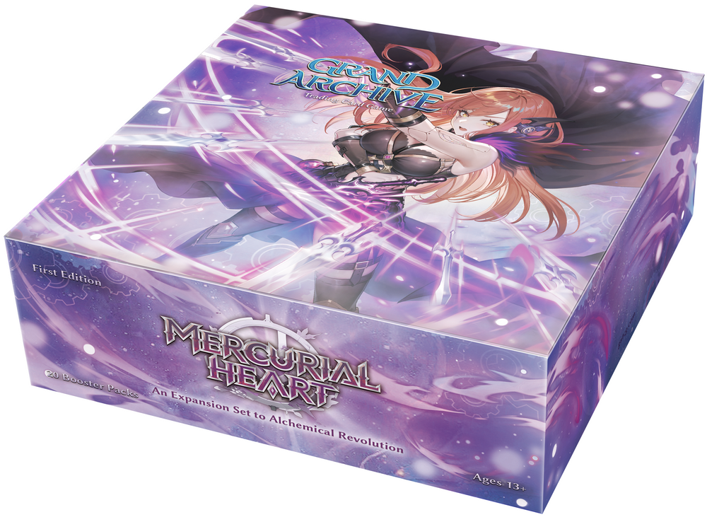 GRAND ARCHIVE TCG MERCURIAL HEART 1ST ED BOOSTER