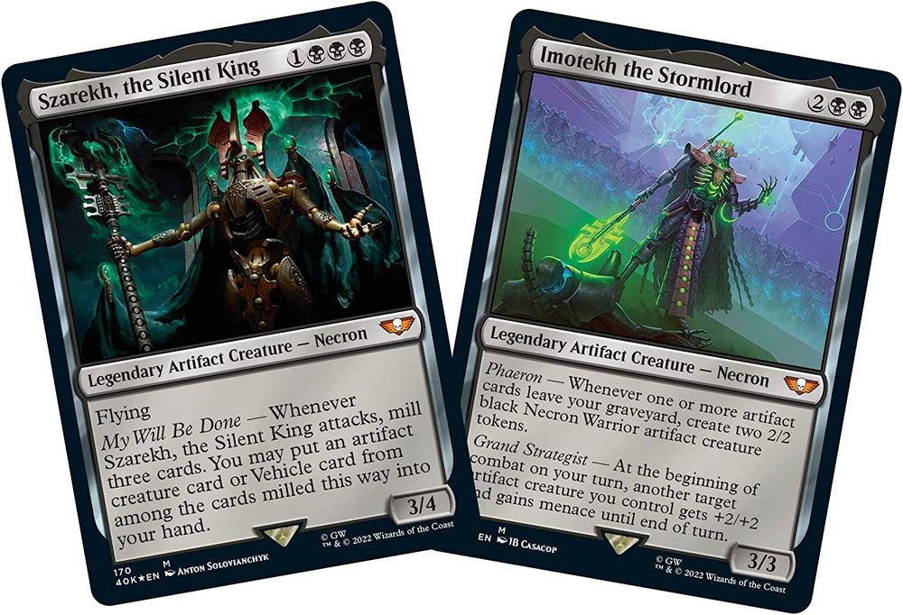 MTG Universes Beyond: Warhammer 40K Commander Necron Dynasties