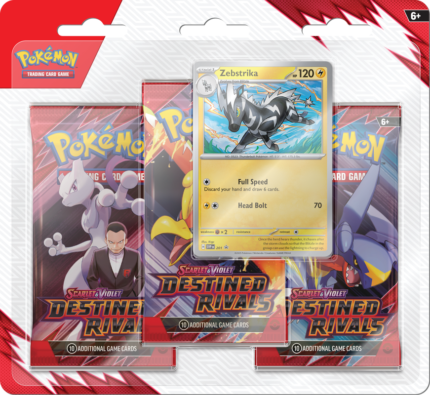 PKMN Destined Rivals 3PK Blister