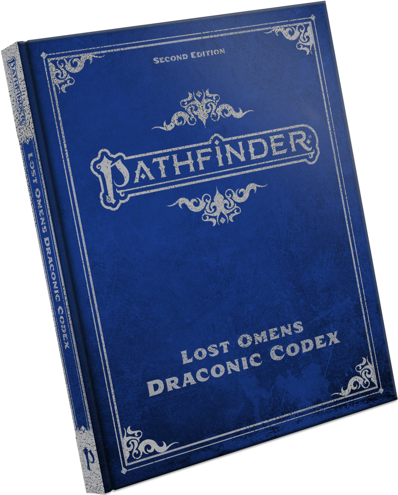 PATHFINDER 2E LOST OMENS DRACONIC CODEX SPECIAL EDITION HC