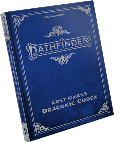 PATHFINDER 2E LOST OMENS DRACONIC CODEX SPECIAL EDITION HC