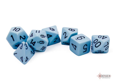 OPAQUE POLYHEDRAL DICE 7-Die Set