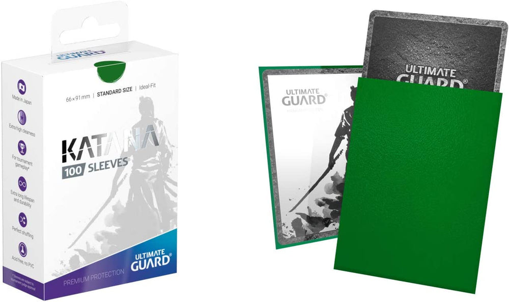 UG Katana Sleeves Standard 100Ct Green