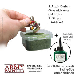 Army Battlefields Grass Green Flock