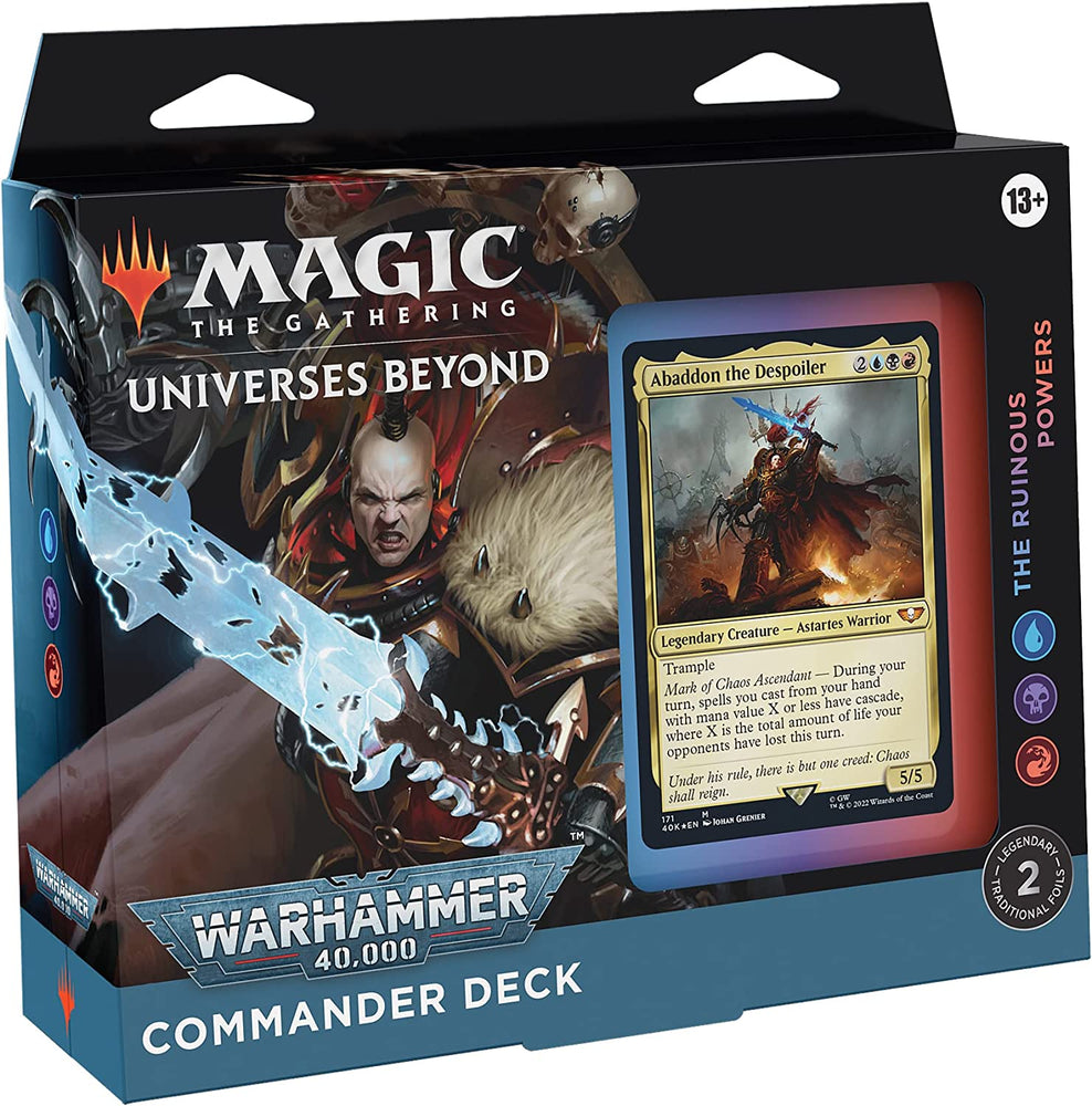 MTG Universes Beyond: Warhammer 40K Commander The Ruinous Powers