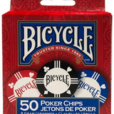 Bicycle - 8 Gram Clay Poker Chips 50Ct