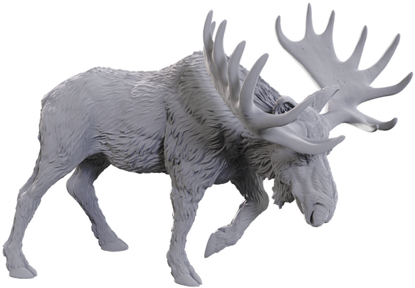 DND UNPAINTED MINIS WV25 BULL MOOSE